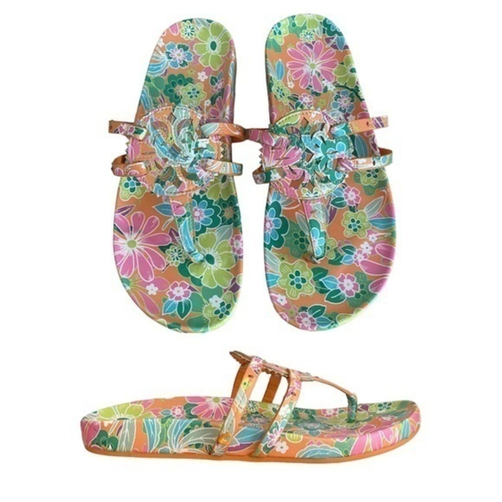 Circus by Sam Edelman Floral Multicolor Jelly Sandals